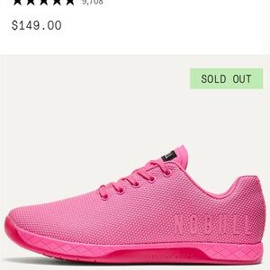 NOBULL Women's Bright Pink Athletic Shoes